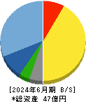キューブ 貸借対照表 2024年6月期