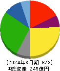 東京テアトル 貸借対照表 2024年3月期 東京テアトル 貸借対照表 2024年3月期