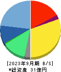 イルグルム 貸借対照表 2023年9月期