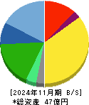 日宣 貸借対照表 2024年11月期