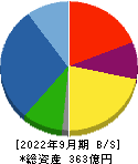 ワイエイシイホールディングス 貸借対照表 2022年9月期