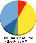 ＧＥＮＯＶＡ 貸借対照表 2024年12月期