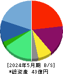 トリプルアイズ 貸借対照表 2024年5月期