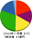 白鳩 貸借対照表 2024年11月期
