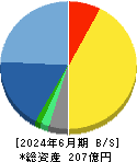 山田コンサルティンググループ 貸借対照表 2024年6月期