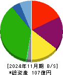 パシフィックネット 貸借対照表 2024年11月期