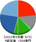 テレビ東京ホールディングス 貸借対照表 2022年9月期