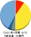 エンカレッジ・テクノロジ 貸借対照表 2021年3月期