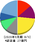 イルグルム 貸借対照表 2020年9月期 イルグルム 貸借対照表 2020年9月期