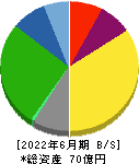 桜井製作所 貸借対照表 2022年6月期
