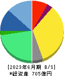 ＮＳＤ 貸借対照表 2023年6月期