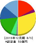 太洋テクノレックス 貸借対照表 2019年12月期