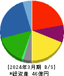 オリエンタルチエン工業 貸借対照表 2024年3月期 オリエンタルチエン工業 貸借対照表 2024年3月期