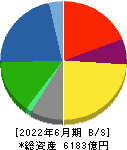 日清紡ホールディングス 貸借対照表 2022年6月期
