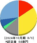 ネオジャパン 貸借対照表 2024年10月期