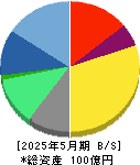 テクミラホールディングス 貸借対照表 2025年5月期