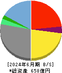 アニコム　ホールディングス 貸借対照表 2024年6月期