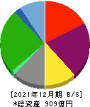 ツカダ・グローバルホールディング 貸借対照表 2021年12月期