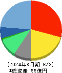 ハンモック 貸借対照表 2024年6月期