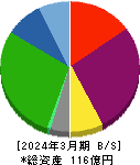 AIAIグループ 貸借対照表 2024年3月期 AIAIグループ 貸借対照表 2024年3月期