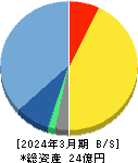 TDSE 貸借対照表 2024年3月期 TDSE 貸借対照表 2024年3月期