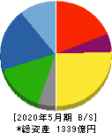 日本国土開発 貸借対照表 2020年5月期
