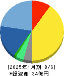 はてな 貸借対照表 2025年1月期
