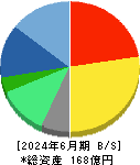 インテリジェント　ウェイブ 貸借対照表 2024年6月期