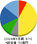 ティムコ 貸借対照表 2024年8月期