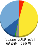 ザインエレクトロニクス 貸借対照表 2024年12月期