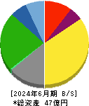 中日本興業 貸借対照表 2024年6月期 中日本興業 貸借対照表 2024年6月期