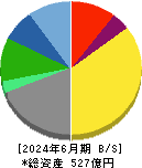 アイネス 貸借対照表 2024年6月期