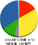 ジオスター 貸借対照表 2024年12月期