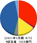 岩井コスモホールディングス 貸借対照表 2021年3月期