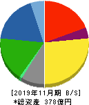 日本フイルコン 貸借対照表 2019年11月期 日本フイルコン 貸借対照表 2019年11月期