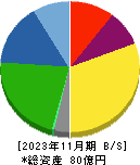 東海ソフト 貸借対照表 2023年11月期 東海ソフト 貸借対照表 2023年11月期
