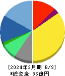 ODKソリューションズ 貸借対照表 2024年3月期 ODKソリューションズ 貸借対照表 2024年3月期