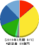 永大化工 貸借対照表 2019年3月期