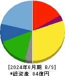 コージンバイオ 貸借対照表 2024年6月期 コージンバイオ 貸借対照表 2024年6月期