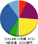 サンフロンティア不動産 貸借対照表 2024年12月期