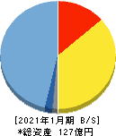 エニグモ 貸借対照表 2021年1月期