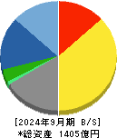ゴールドウイン 貸借対照表 2024年9月期