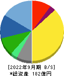 ｓａｎｔｅｃ　Ｈｏｌｄｉｎｇｓ 貸借対照表 2022年9月期