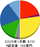 ダイサン 貸借対照表 2025年1月期