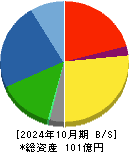 ダイサン 貸借対照表 2024年10月期
