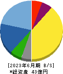 パルステック工業 貸借対照表 2023年6月期
