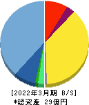 プロジェクトカンパニー 貸借対照表 2022年3月期