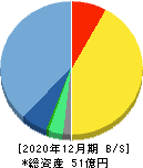 アイフィスジャパン 貸借対照表 2020年12月期 アイフィスジャパン 貸借対照表 2020年12月期