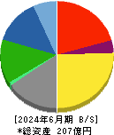 構造計画研究所ホールディングス 貸借対照表 2024年6月期 構造計画研究所ホールディングス 貸借対照表 2024年6月期