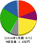 王子ホールディングス 貸借対照表 2024年3月期 王子ホールディングス 貸借対照表 2024年3月期